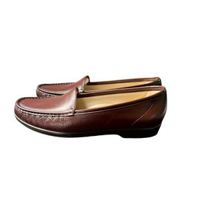 SAS NEW Simplify Leather Slip on Loafer Antique Wine Size 11 N In Box
